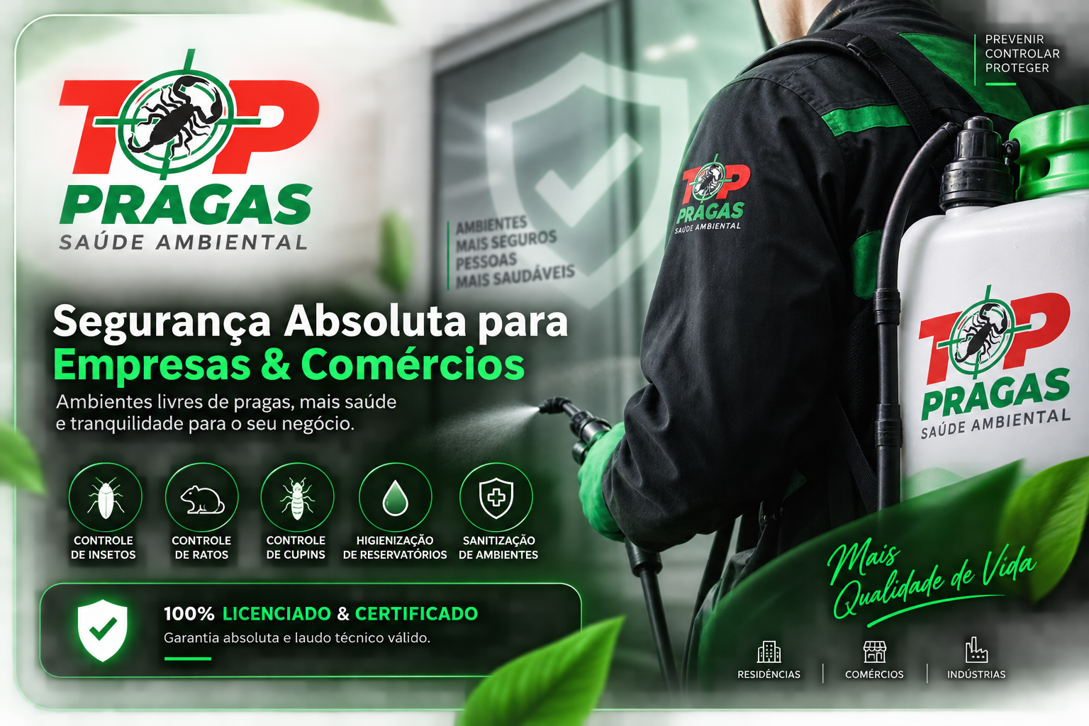 Top Pragas - Saúde Ambiental